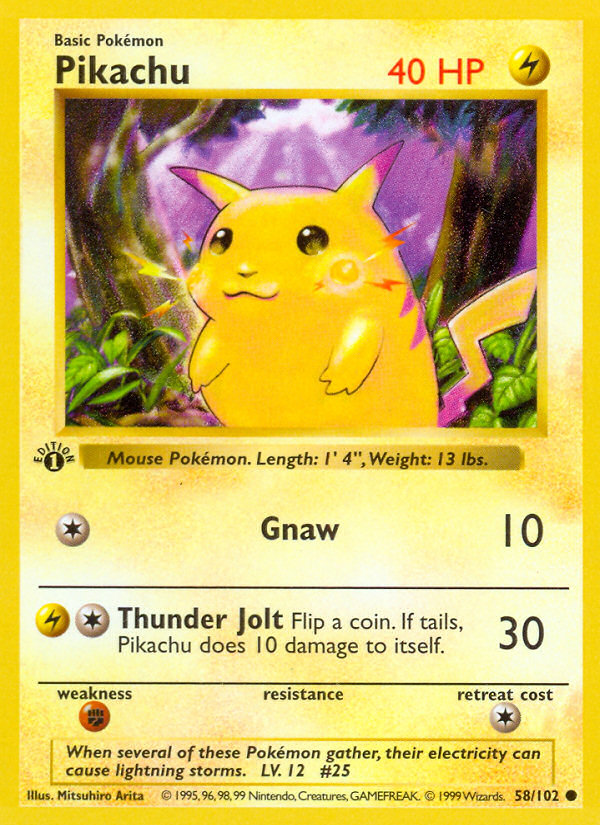 Pikachu from Base Set