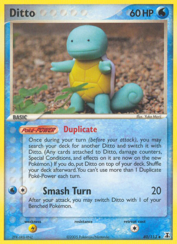 Ditto (Squirtle) from EX Delta Species