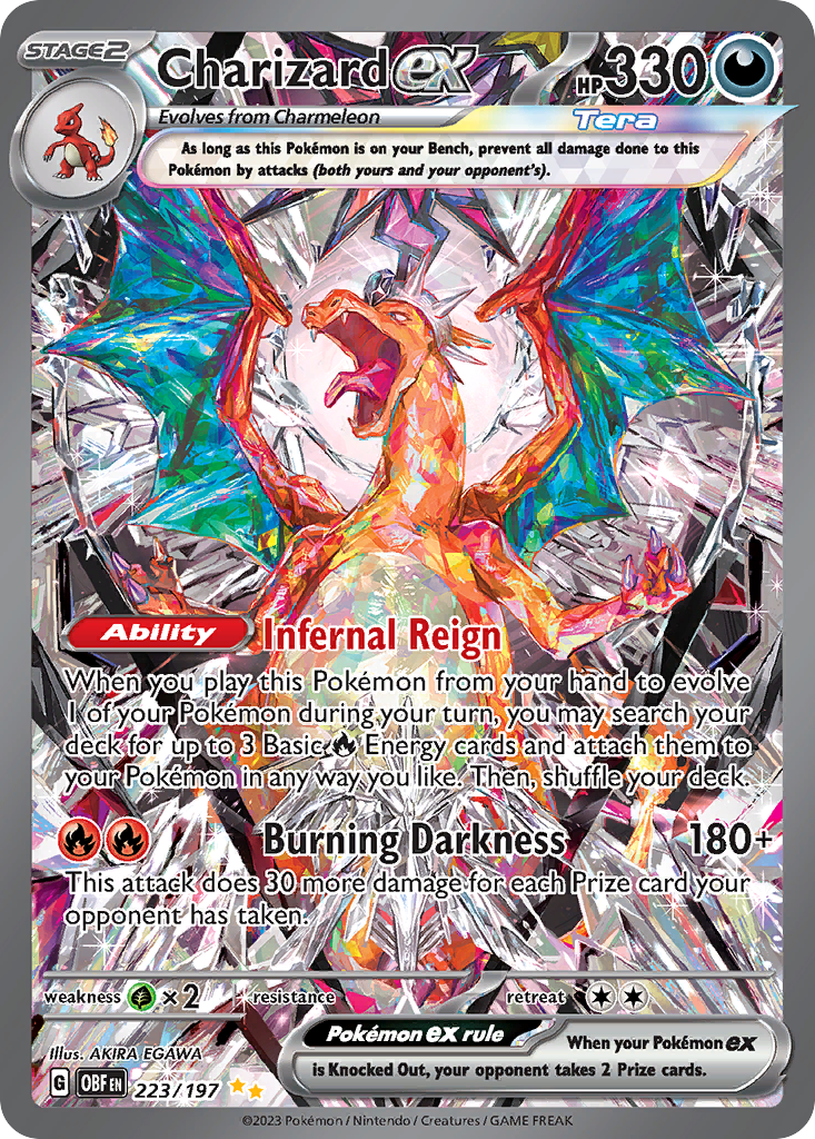 Charizard ex Special Illustration Rare from Obsidian Flames