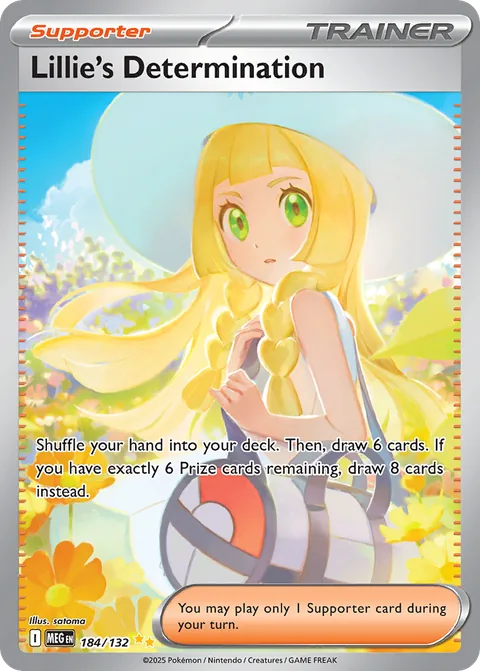 Lillie's Determination Special Illustration Rare, Mega Evolution 184