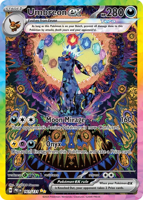 Umbreon ex Special Illustration Rare, Prismatic Evolutions 161