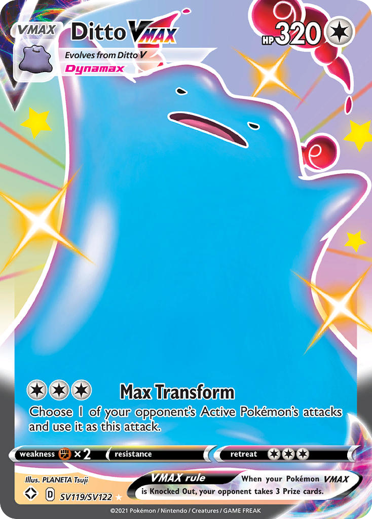 Ditto VMAX Shiny from Shining Fates Shiny Vault