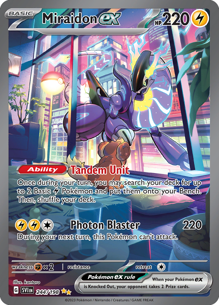 Miraidon ex Special Illustration Rare from Scarlet & Violet Base